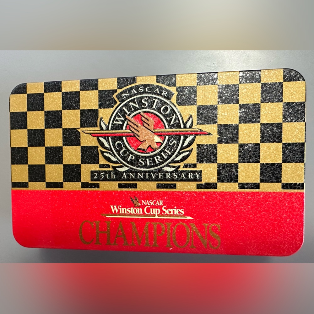 Vintage 1994 Winston Cup 25th Anniversary Champions Commemorative Tin & Matches